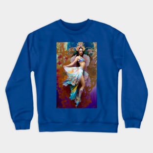 Exotic art a beautiful dancer Crewneck Sweatshirt